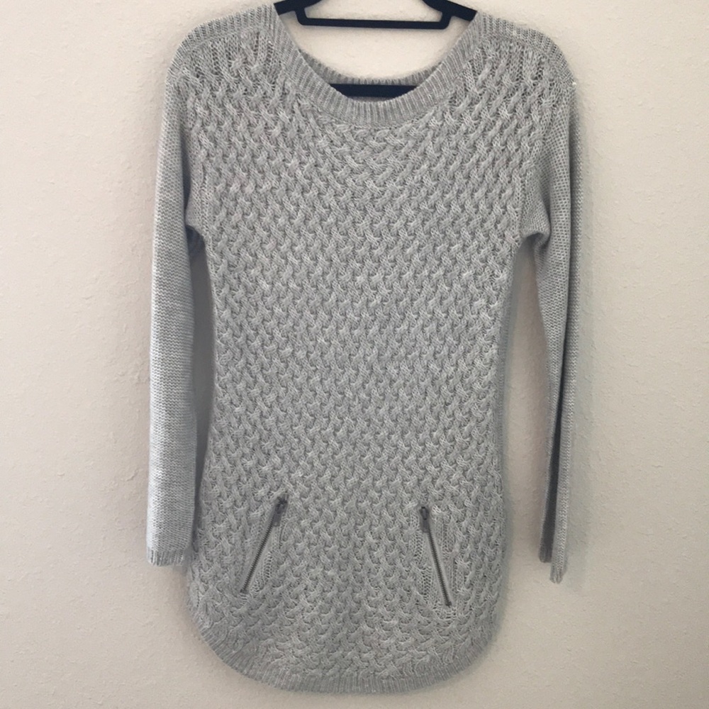 Gray sweater